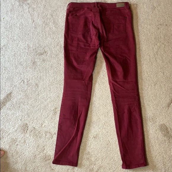Garage Burgundy Jeggings - Picture 2 of 5
